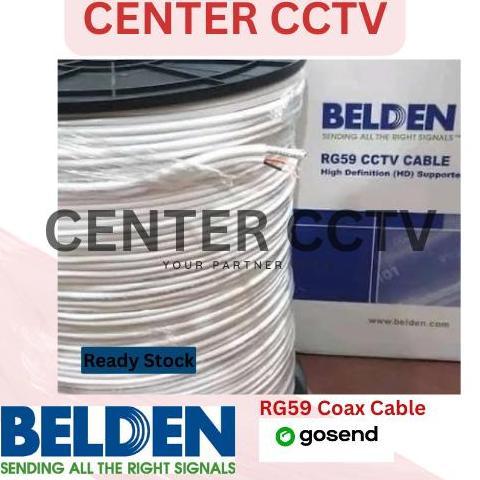 Kabel CCTV Belden Coaxial + Power RG59 RG6 (1 Roll)