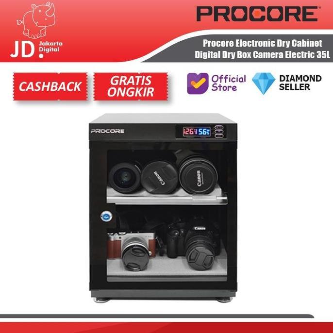 Procore Electronic Dry Cabinet Digital Dry Box Camera Electric 35L