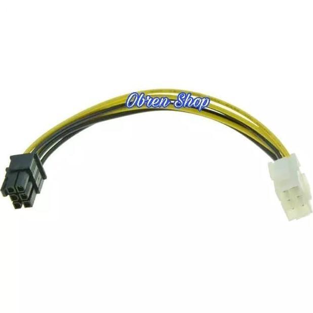 KABEL POWER VGA PCIE 6 PIN MALE TO FEMALE RESTOCK