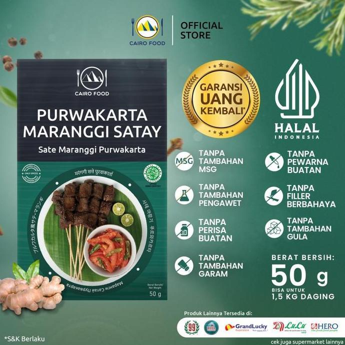 Pilihan- Bumbu Sate Maranggi Purwakarta - Cairo Food