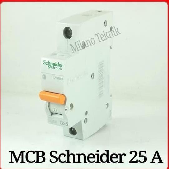 MCB DOMAE SCHNEIDER 1P 25A MCB C 25 SENEIDER