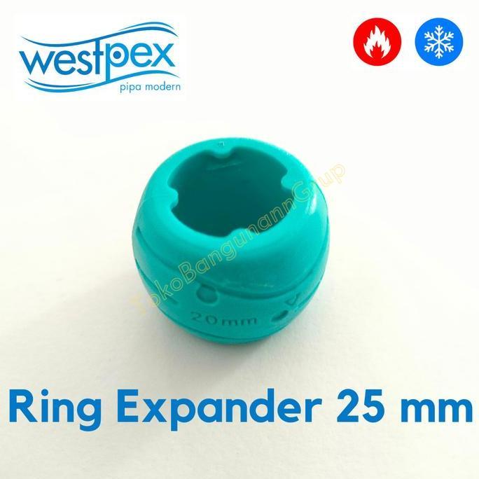 Ring pipa pex 25 mm Westpex / Ring expander Westpex pack