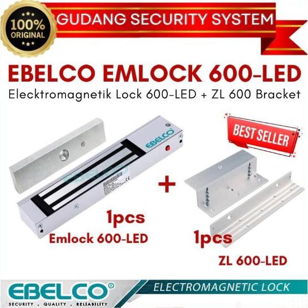 Pilihan- Ebelco Em Lock 600 + Zl 600 Magnetic Lock Terlaris !
