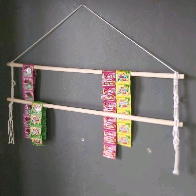 Pilihan- Hanger Jumbo 100Cm-120Cm Rak Gantungan Snack,  Rak Gantungan Kopi Gantungan Jajanan Rak War