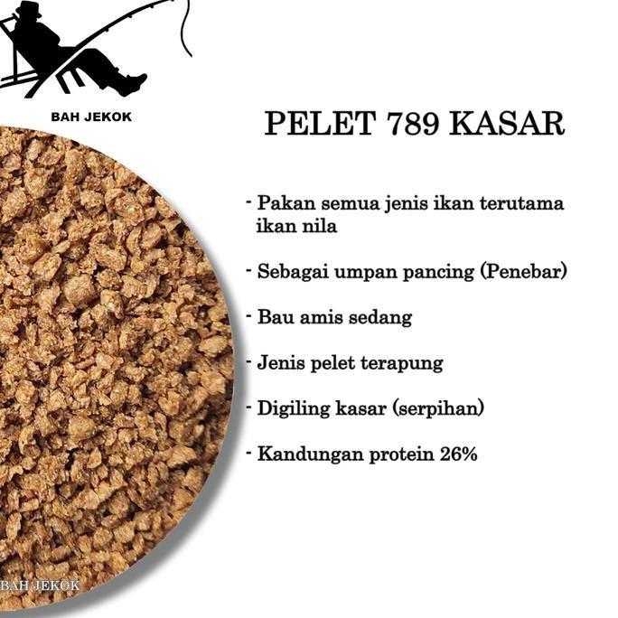 Veii- New- Bandul 789 Kasar/Pelet 789 Kasar/Umpan Tebar 789 Kasar/1Kg Ikan Pancing