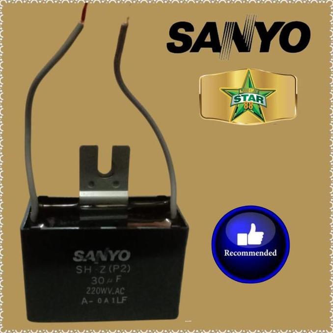 KONDENSOR MESIN POMPA AIR SANYO PH 258 JP DORONG PH258JP 258JP READY