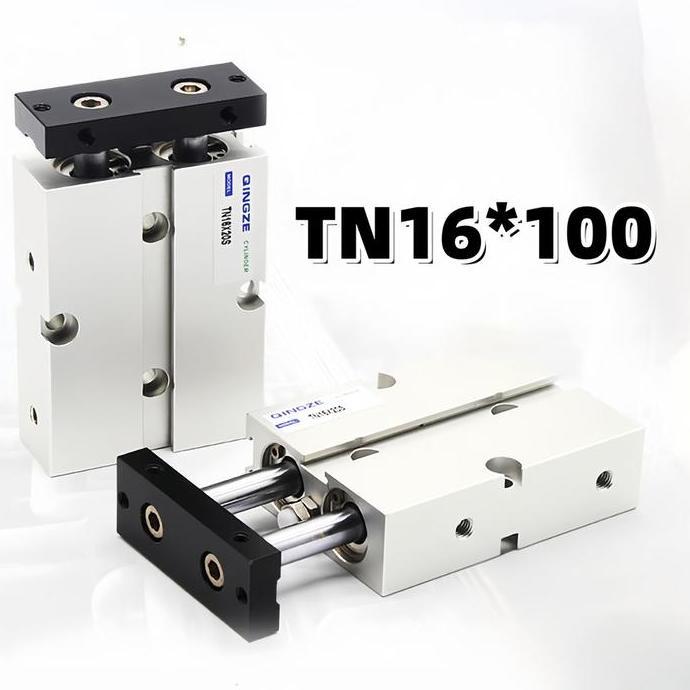 Cylinder Double Acting Rod Cylinder Pneumatic Twin Rod Double Rod Tn16 x100 Persamaan