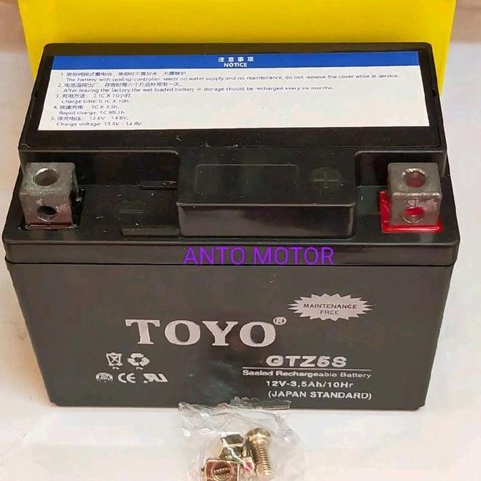 Aki Toyo Gtz5S Asli Toyo Restock