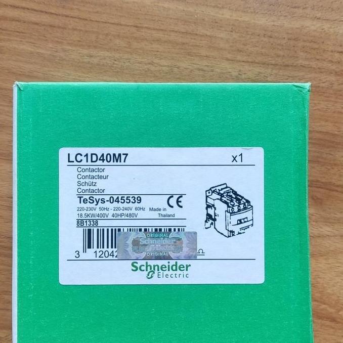 ayachezst- Kontaktor Lc1d40 Contaktor LC1D40 / LC1D40M7 220V Diskon