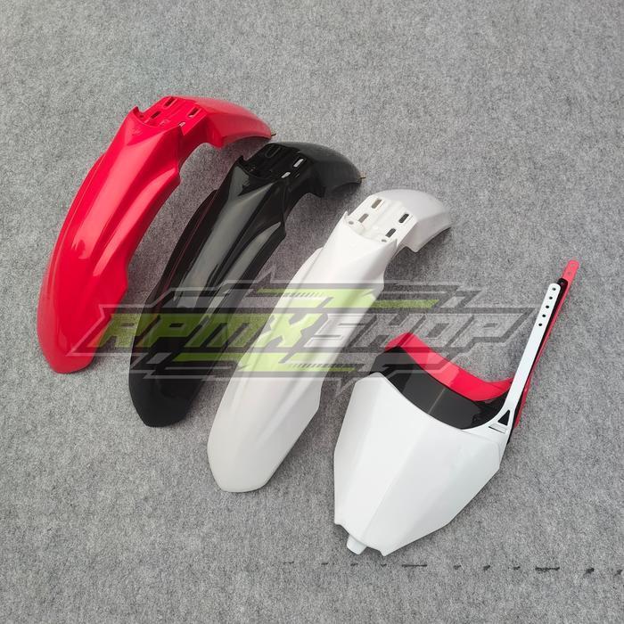 Spakbor Depan Dan Papan Nomer Crf 250 2018 Original Dan Terpercaya