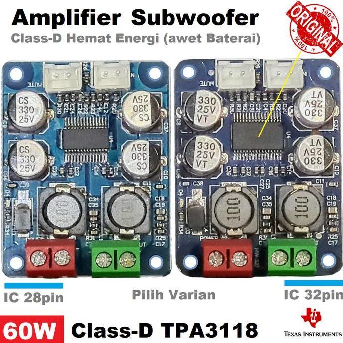 Larisjaminan- Tpa3118D Tpa3118 Class D Hifi Subwoofer Dital Power Mono Amplifier