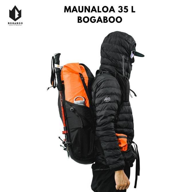 New - Bogaboo Maunaloa 35 L Backpack Ultralight Frameless  Waterproof - Tas Daypack Ultralight Gunun