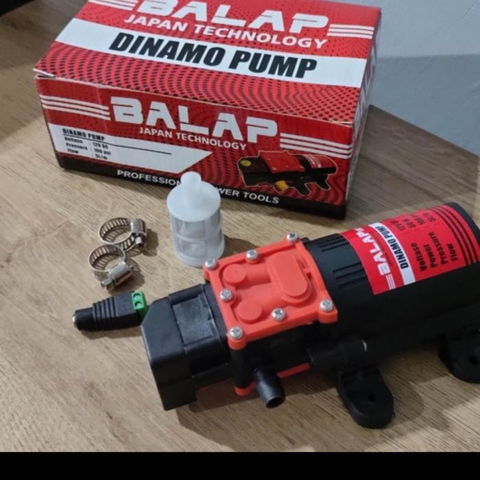 Pompa Pendorong Shower Otomatis DC 12 Volt + Bonus