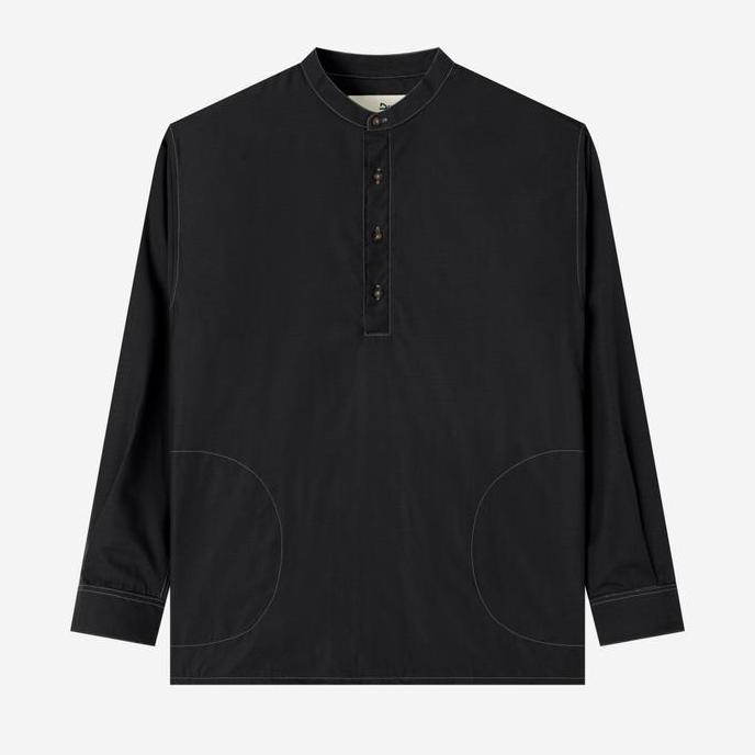 DUHA Baju Koko Lengan Panjang - Zahr - Black