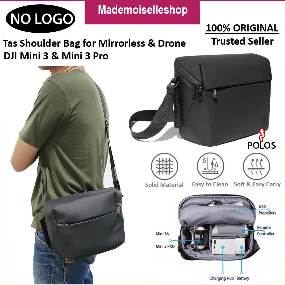 No Brand Tas Drone Mini SE - Mini 2 - Mini 3 - Mini 3 Pro Shoulder Bag S21 - Tas Kamera Multifungsi 