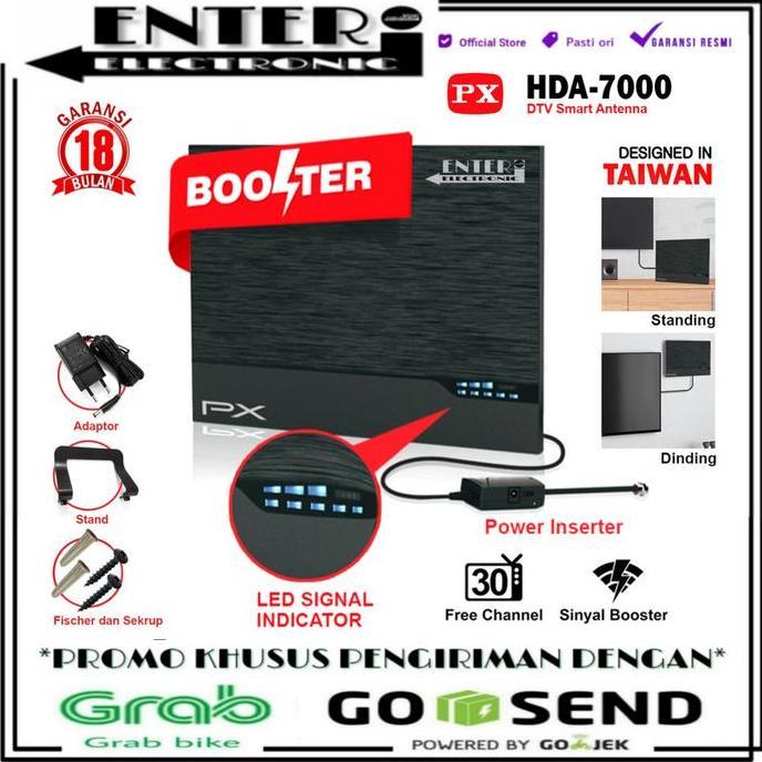 Bisacod,- Px Antena Hda7000 - Px Indoor Antena Tv Dital Hda 7000 The Type
