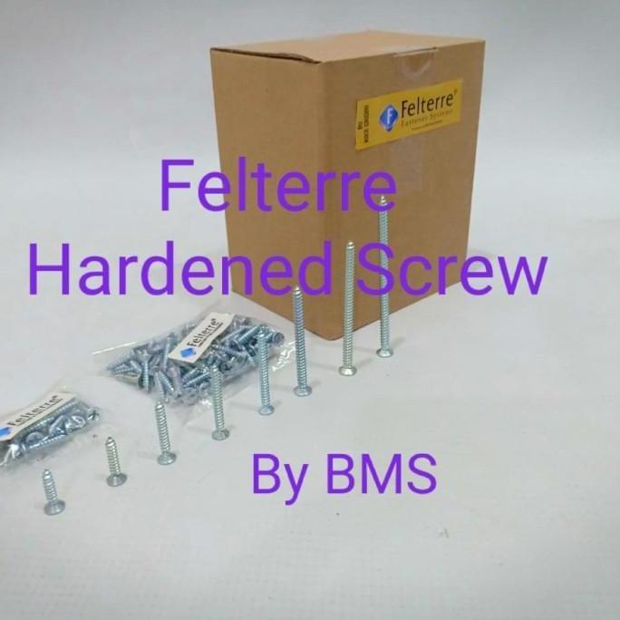 6 x1/2 inch MoonLion FELTERRE Taping screw skrup sekrup kayu aluminium