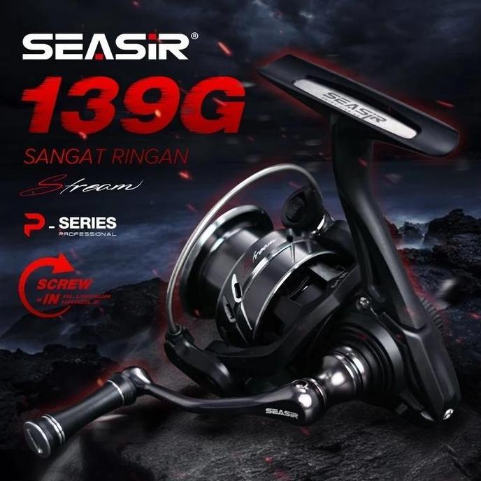 SEASIR STREAM Reel Pancing 800s-1000 Spinning Reel 139g Power Handle Ultralight Carbon Washers 6KG M