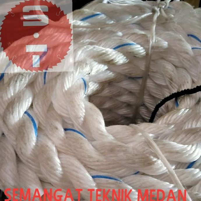 TERBARU - 24mm TALI KAPAL TARIK TAMBANG DADUNG TAMPAR PP PROPYLINE 24 mm ROL