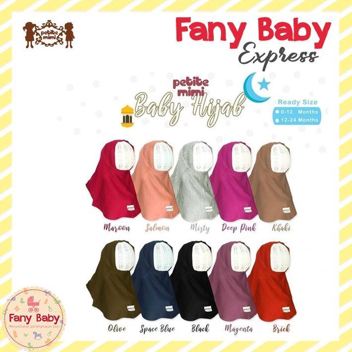 TERMURAH PETITE MIMI BABY HIJAB POLOS