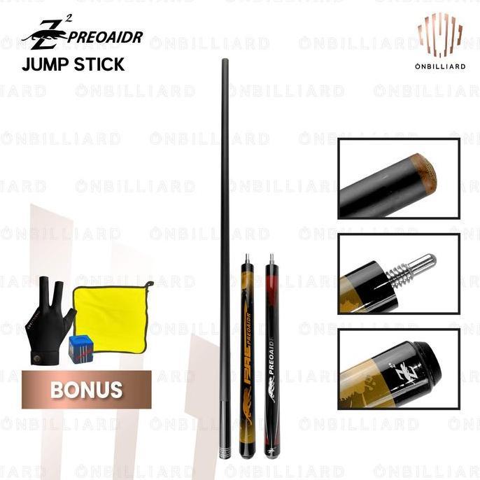 PREOAIDR JUMP Cue Stick Jump Carbon Stik Billiard