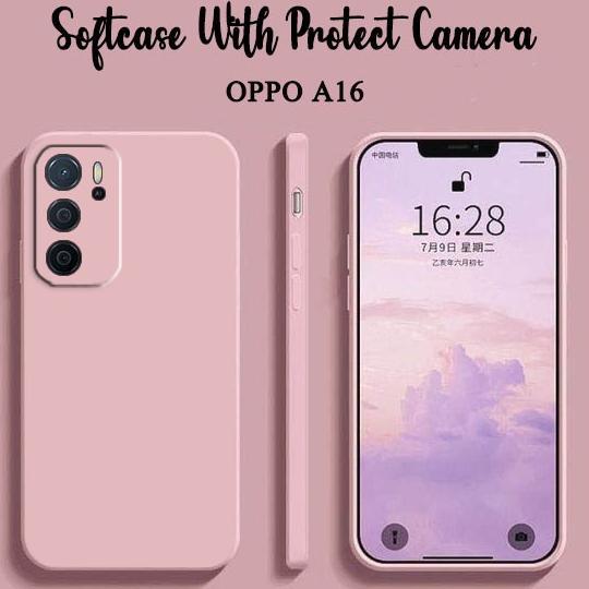 Best Deals Softcase Macaron Polos Camera Protect For Oppo A16 - Case Hp Oppo A16 - Casing Hp Oppo A1
