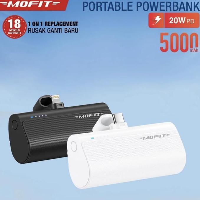 powerbank mofit mini 5000mAh fast charging qc3.0 quick charger