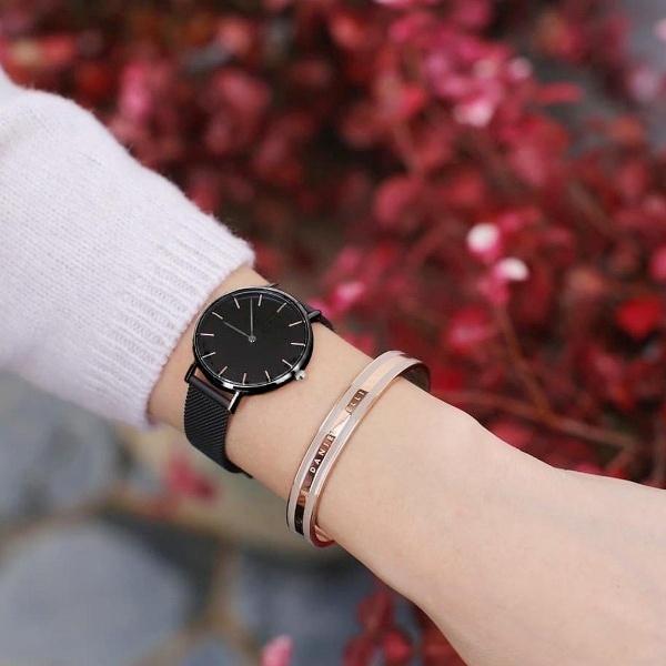 Pa Jam Tangan Wanita Rantai Magnet Murah Grosir Fashion Korea Pria Couple Dd023