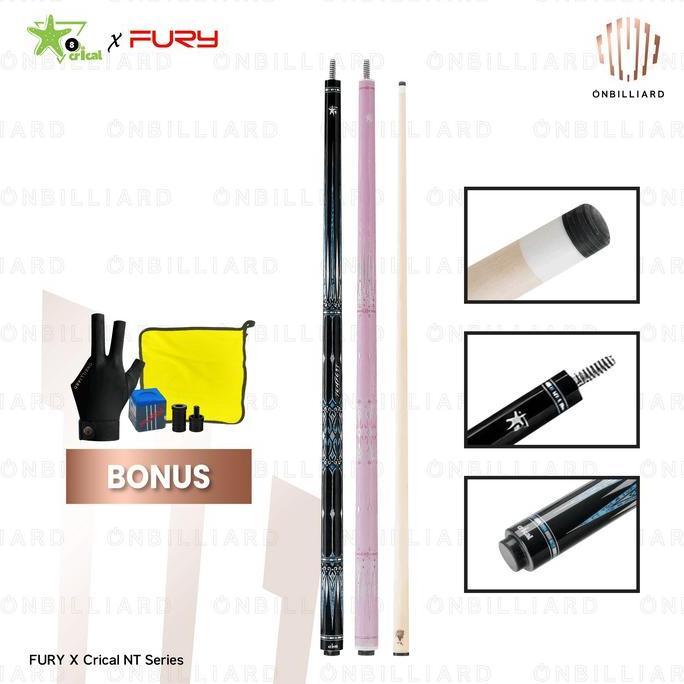Fury X Crical NT Series by Konllen NT-1 NT-2 Cue Stick Billiard