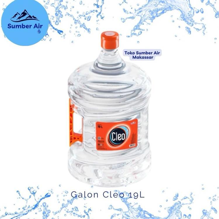 Air Galon Cleo 19 Liter (Galon Baru + Isi)