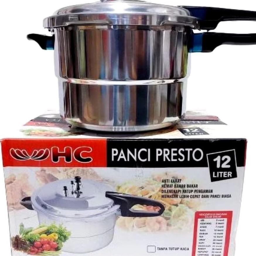 Panci Presto Hc 12 Liter / Panci Presto Serbaguna