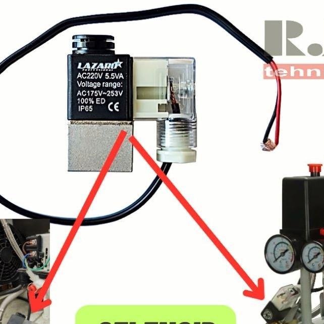 Selenoid Valve Otomatis Kompresor Oilless Compressor Lakoni Basic Fresco