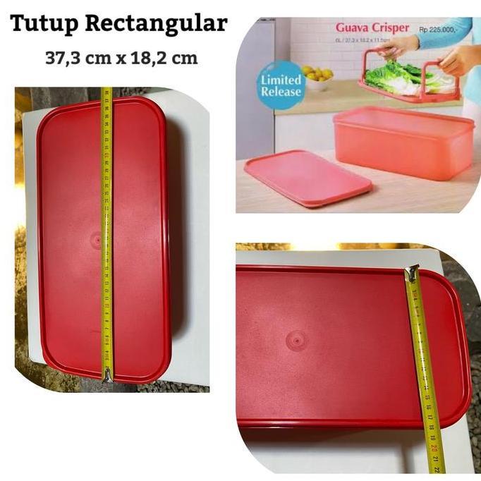 trishoptop- Tutup Kotak Makan Tupperware Modular Mate Rectangular Diskon