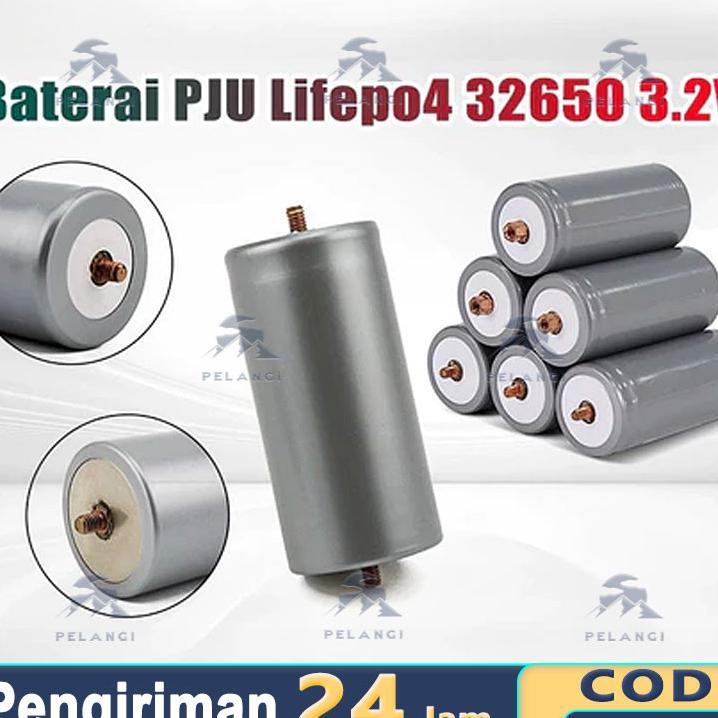 Baterai Lifepo4 32650 3.2V 6Ah 6000Mah Pju Tahan Lama