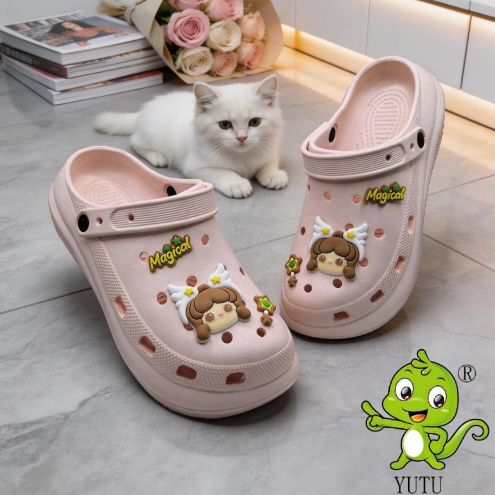 BEST SALE Crocs Polos Wedges Sandal Wanita Dewasa Remaja Tinggi 5cm Casual Premium Outdoor Ringan