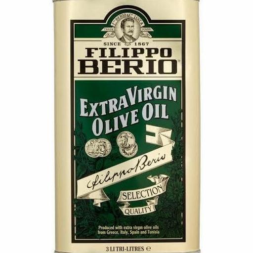 Filippo Berio Extra Virgin O Oil 3 Liter Minyak Zaitun