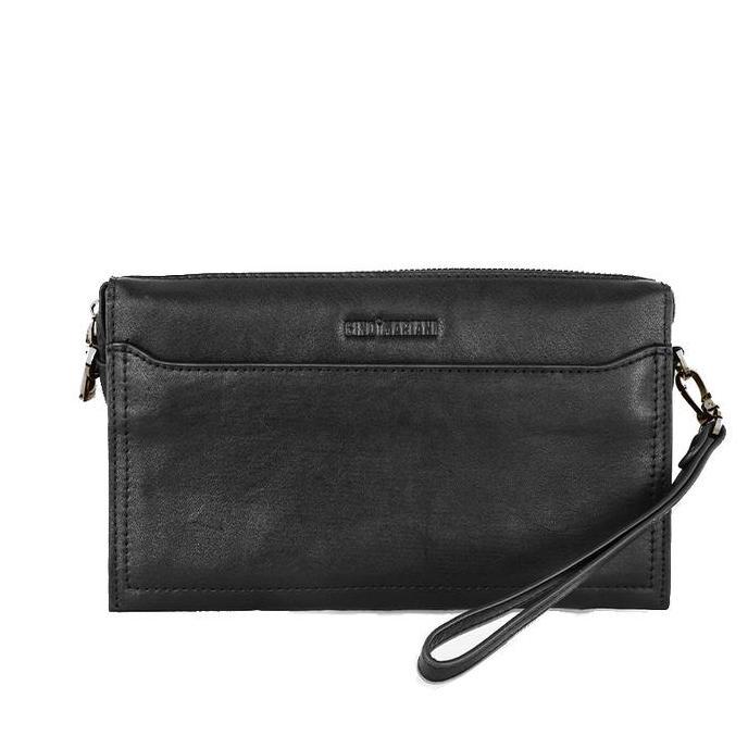 Tas Clutch Pria Gino Mariani Garret Hitam