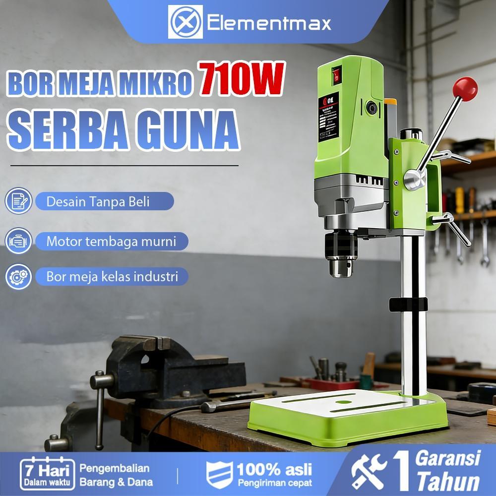 710W Mesin Bor Duduk 13Mm Mini Bench Drill Quality Technology Bor Duduk Ryota Variable Speed 340W 6.