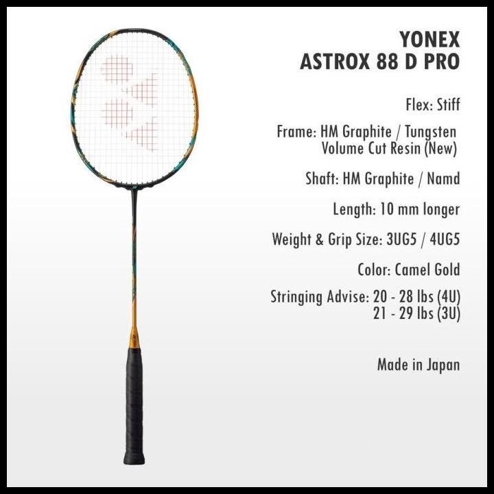 Produk Unggulan Yonex Astrox 88D 88S Pro + Bg66 + Grip Ori