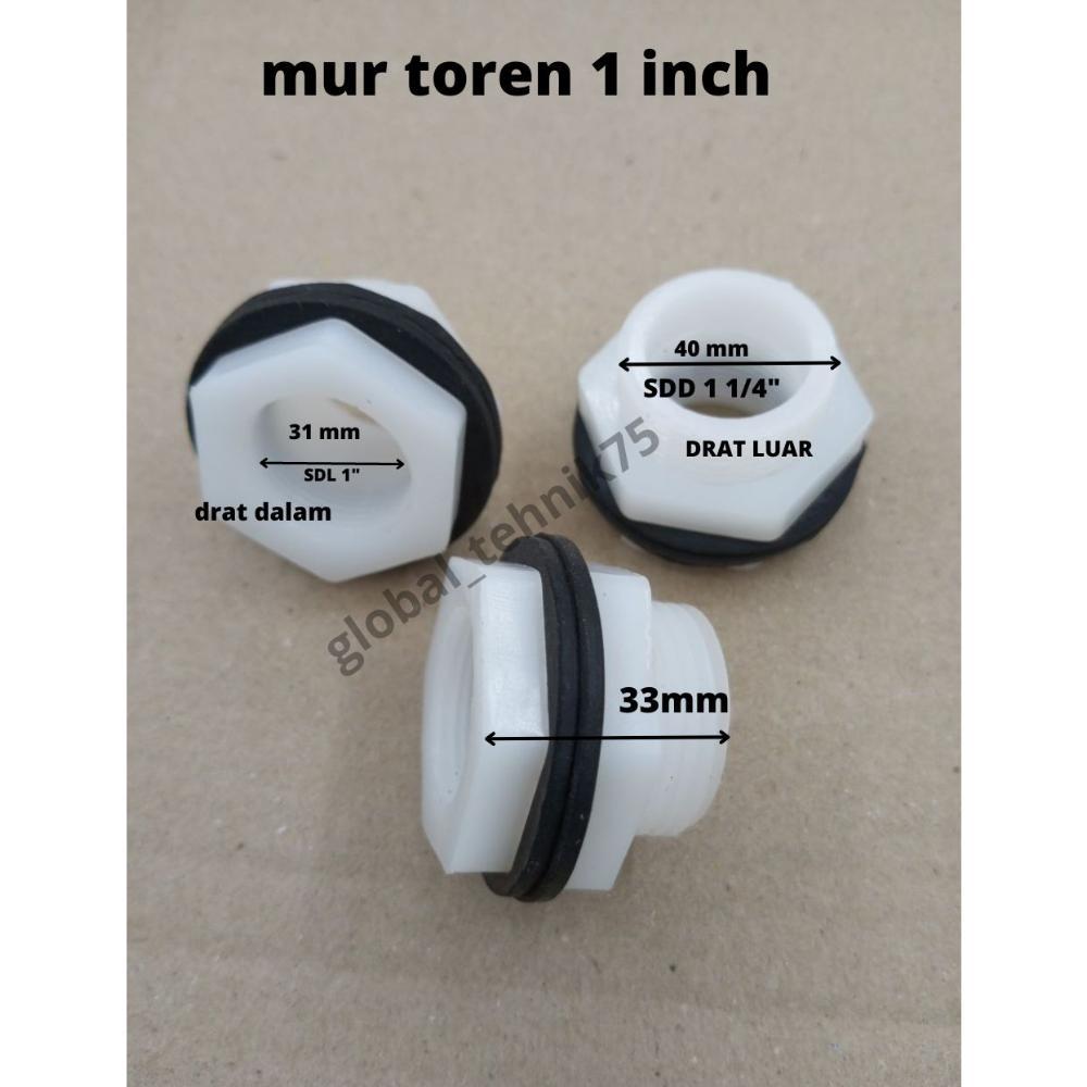 @@@@] Drat Toren 1inch, Mur Toren Tandon Air Murah