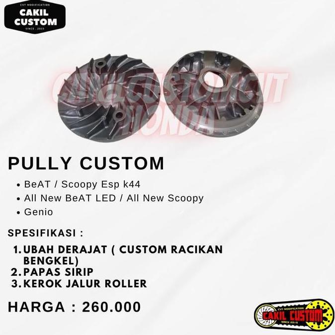 Pully Ruma Roller Kipas Pully Custom Orinal Beat ESP Scoopy ESP