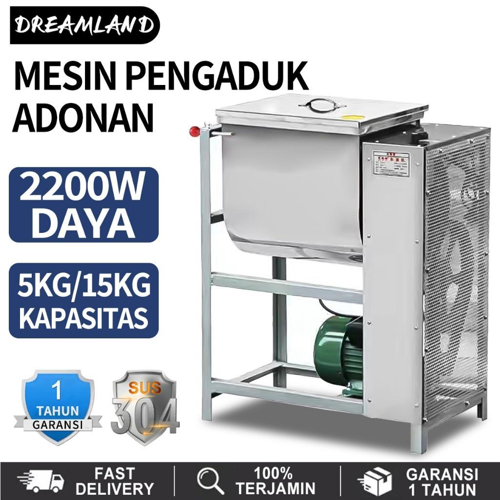 Mesin Pengaduk Adonan Mie Cireng Cilok Adonan Padat Berat Mesin Penggiling Mie Horizontal Dough Mixe