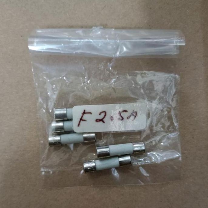 FUSE KERAMIK 2,5A 250VOLT 5X20 MJ27