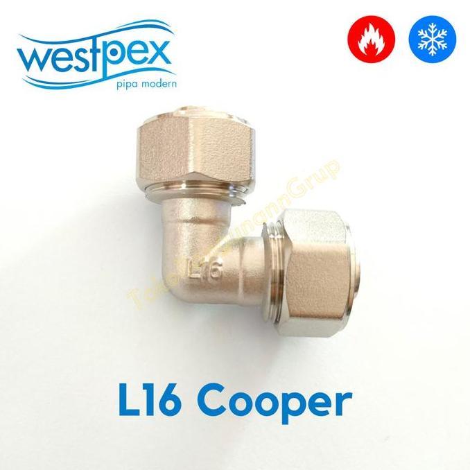 Knee Sambung WESTPEX Cooper L16 / Sambungan air panas