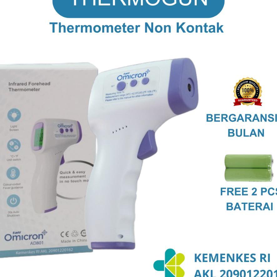 Termometer Digital Thermometer Infrared Thermogun
