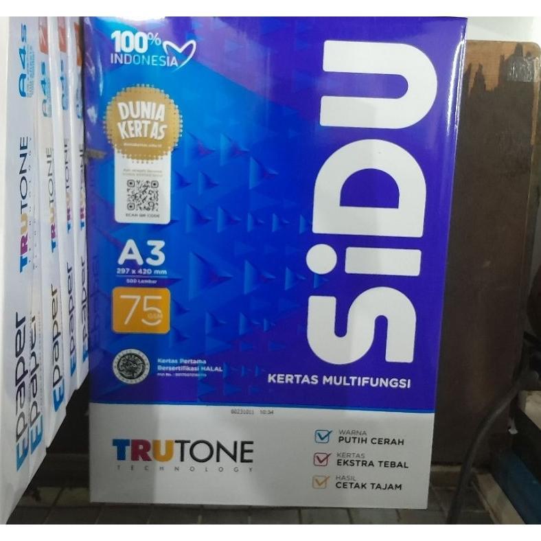 Kertas Hvs Sidu A3 75 Gsm 500 Lembar