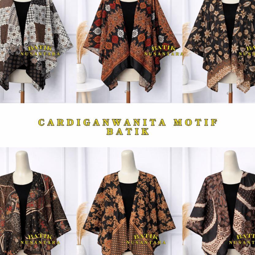 Outer Batik Cardigan All Size Atasan Simple Kebaya Wanita Outer Cardigan Bridesmaid Kondangan