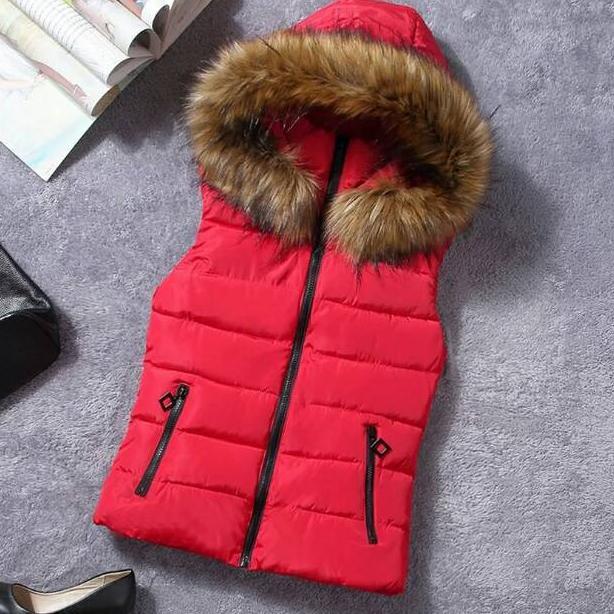 Winter Vest Women/ Jaket Rompi Wanita Tebal