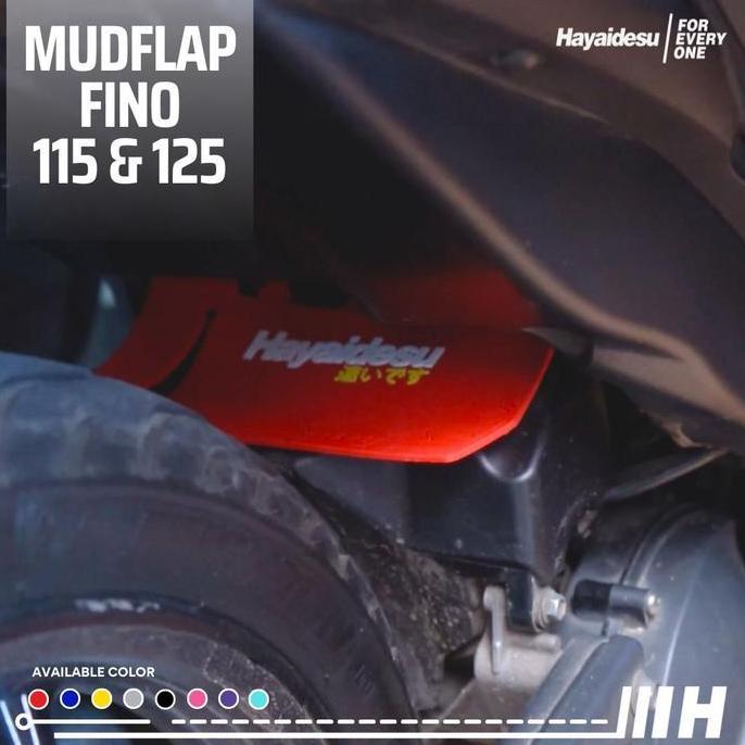 Hayaidesu MudFlap Yamaha FINO FI 115 / 125 Aksesoris Variasi Penahan Lumpur - Premium Quality