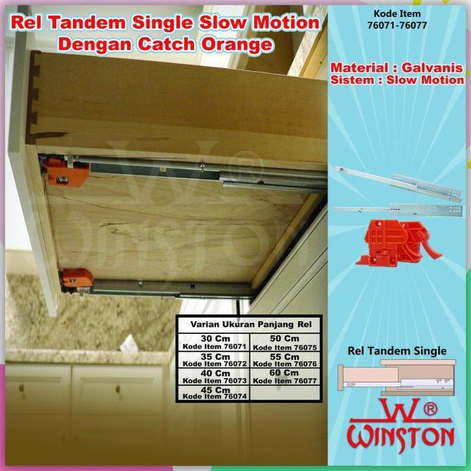 Rel Laci Tandem Winston 30 CM / 35CM 40 CM / 55 CM / 60 CM Single Extention Slow Motion